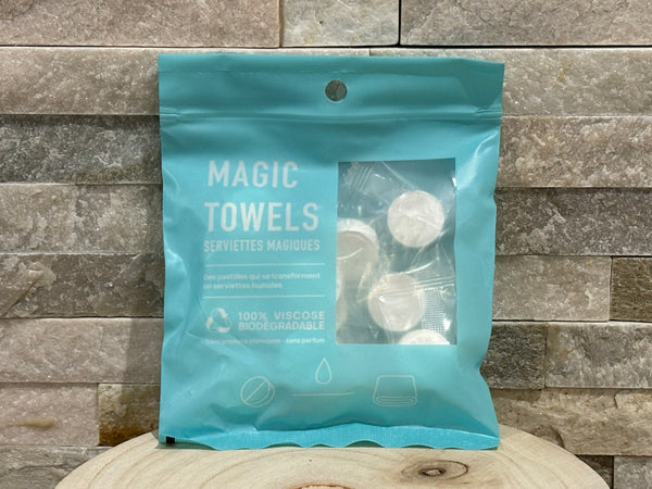 Serviettes magiques magic towels